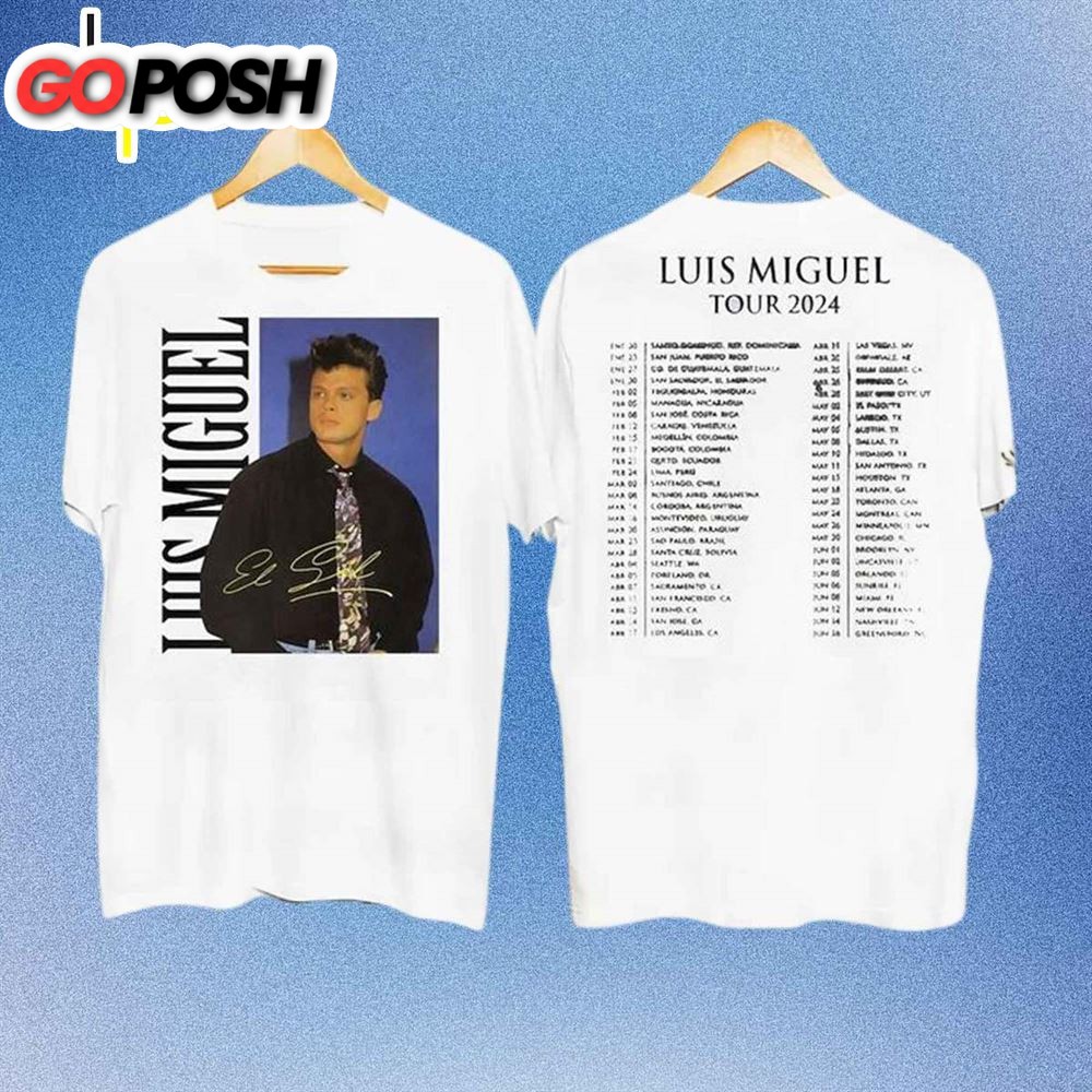 Luis Miguel Tour 2024 Unisex Shirt Merch