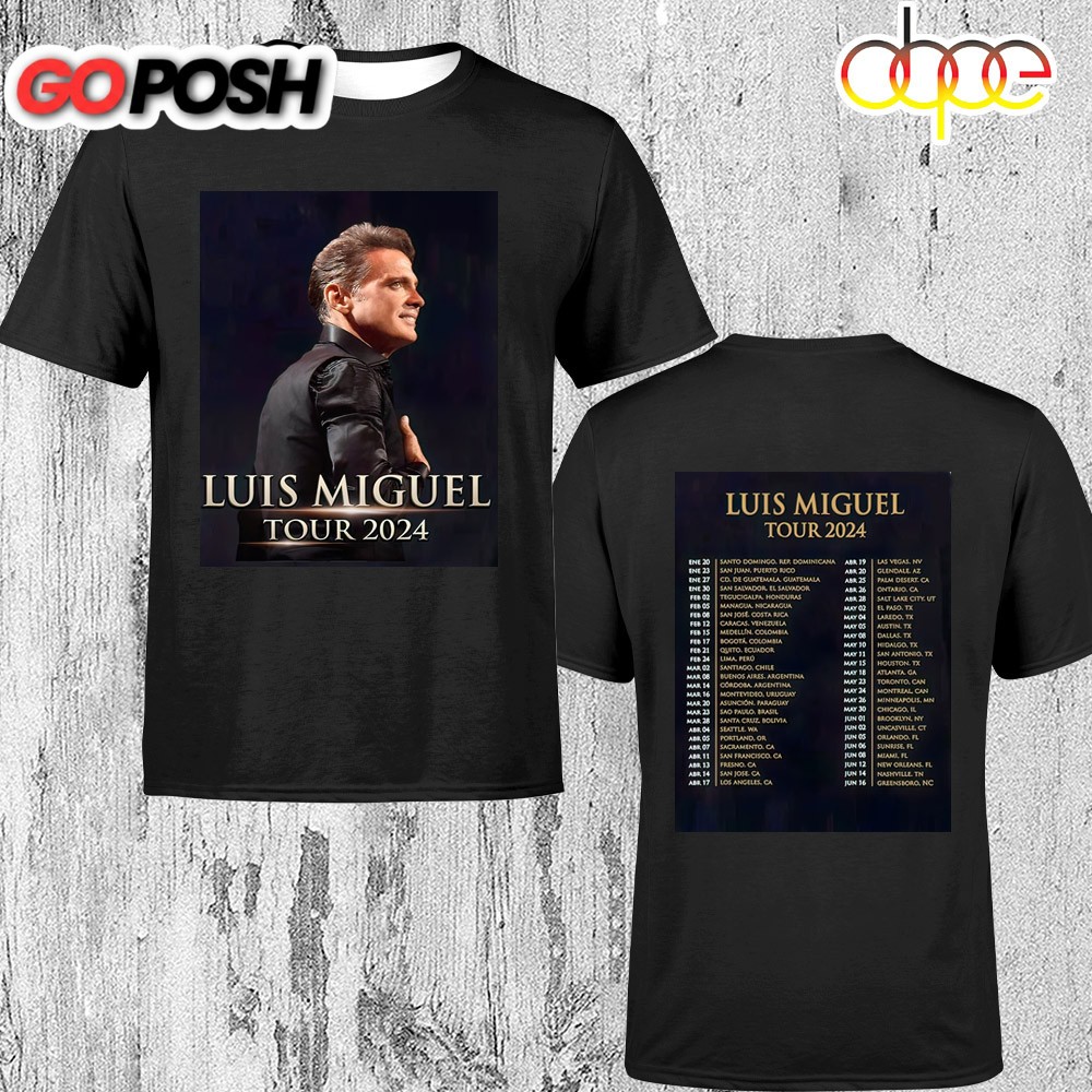 Luis Miguel Tour 2025 Concert Unisex T-Shirt