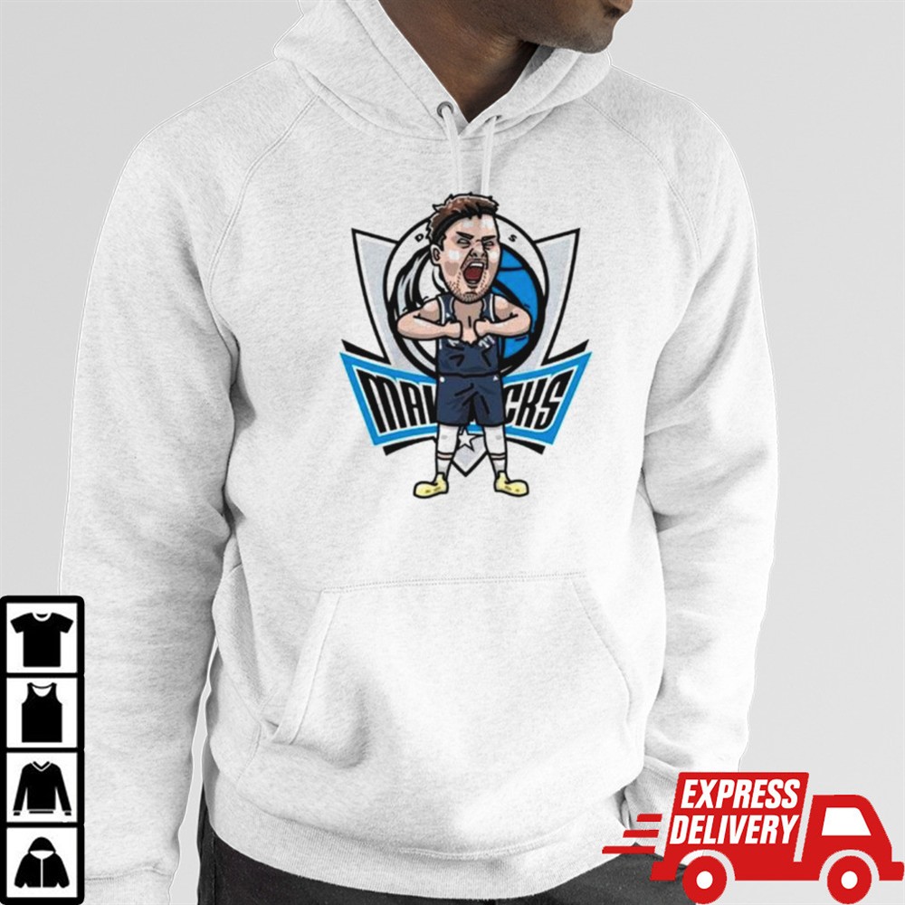 Luka Doncic Dallas Mavericks player cartoon shirt