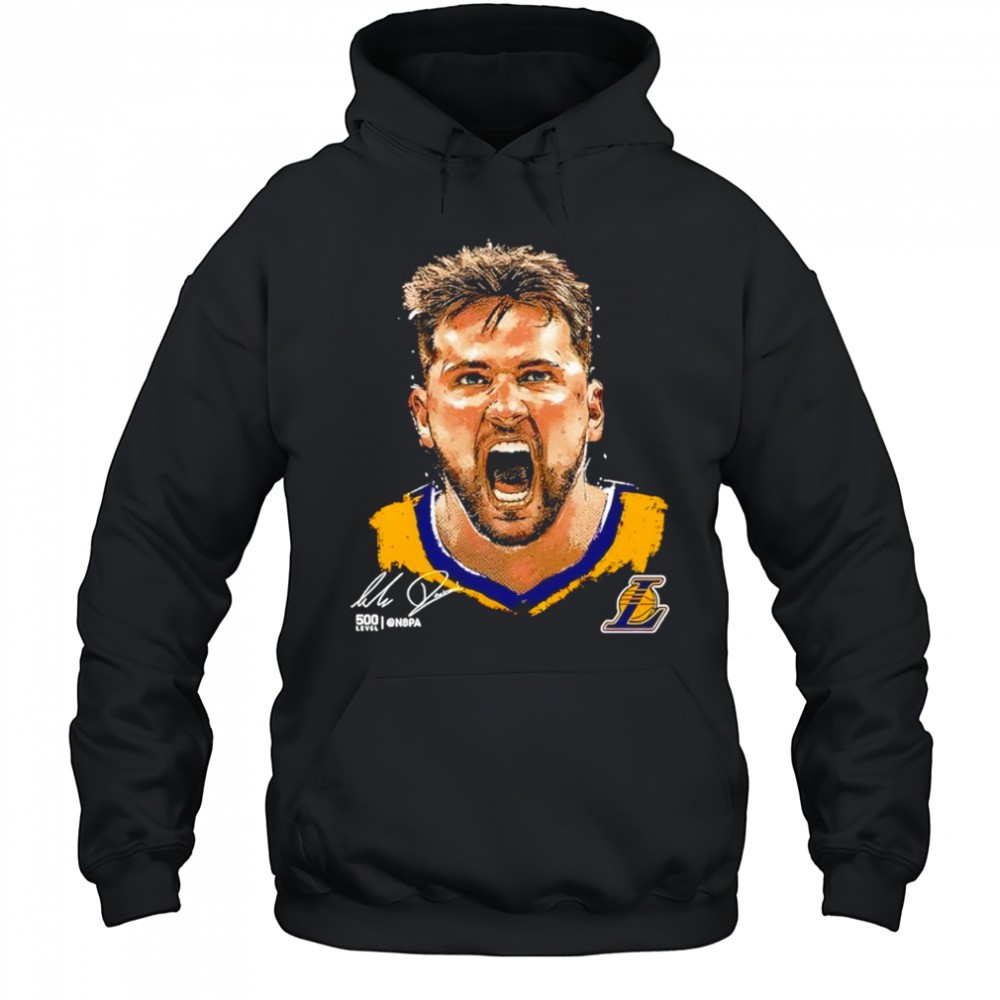 Luka Doncic Los Angeles Laker signature shirt
