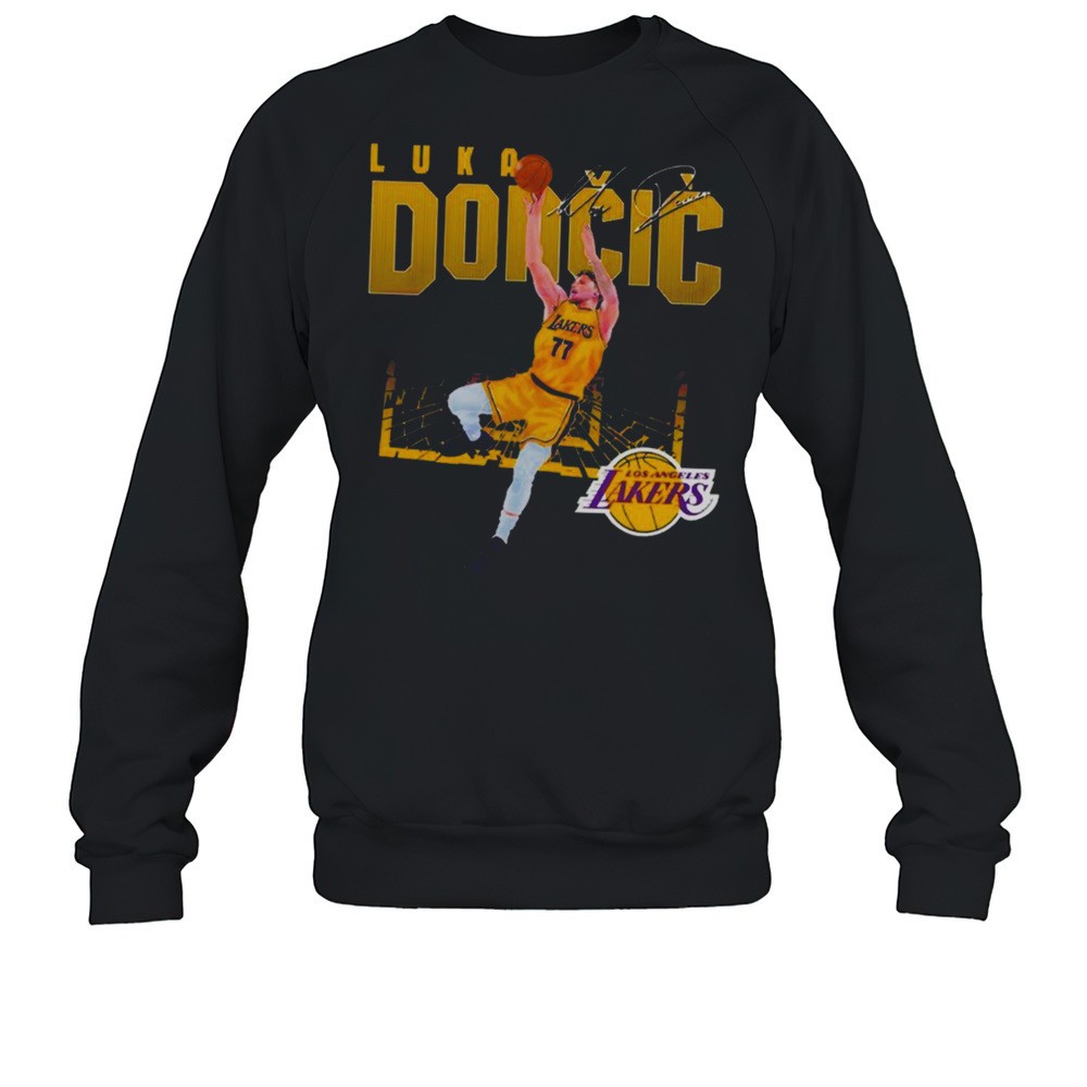 Luka Doncic Los Angeles Lakers Shattered T-Shirt