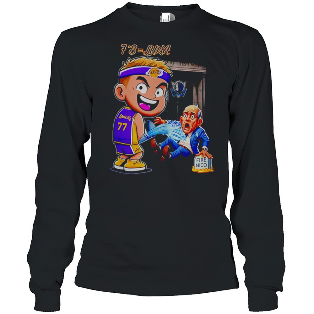 luka-kicked-dallas-fire-nico-funny-cartoon-shirt-n0z313hg Luka Kicked Dallas Fire Nico Funny Cartoon Shirt