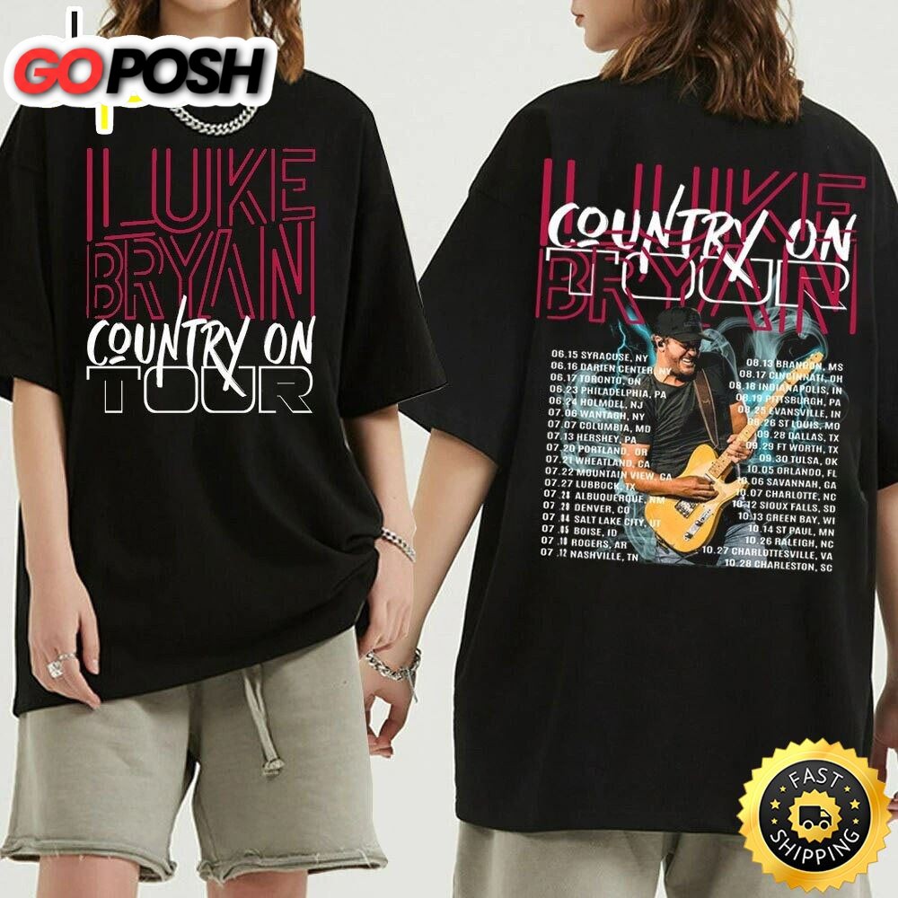 Luke Bryan Country On Tour 2023 Shirt