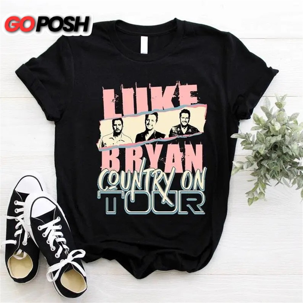 Luke Bryan Country On Tour 2025 Vintage Shirt