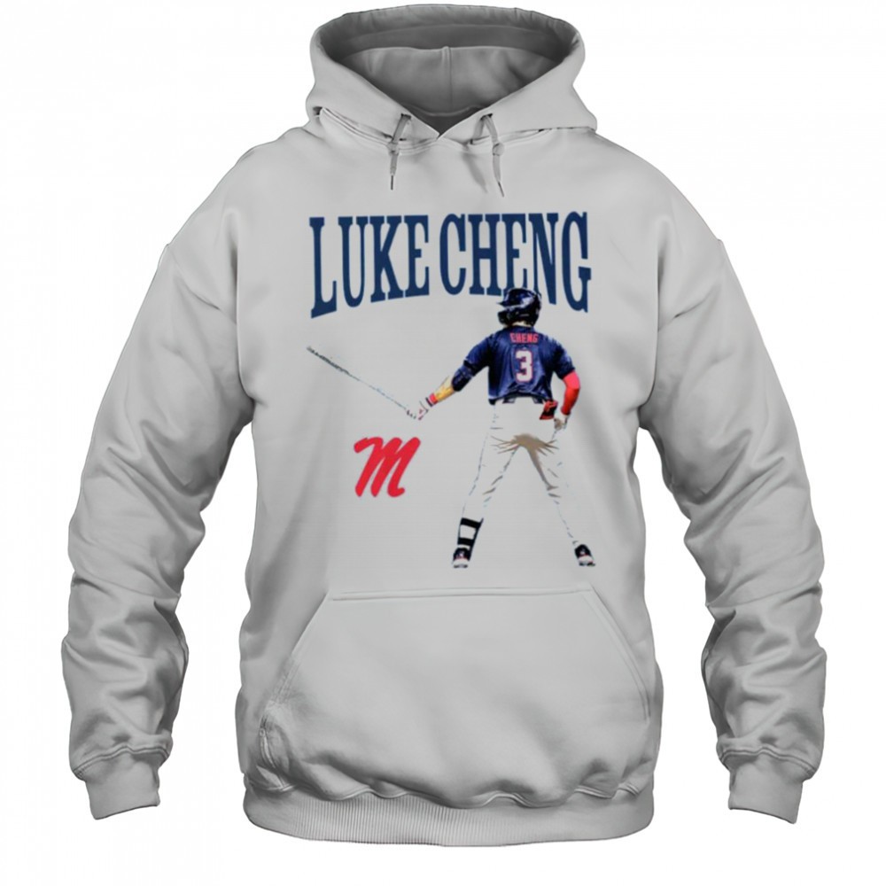 Luke Cheng Ole Miss Baseball T Shirt