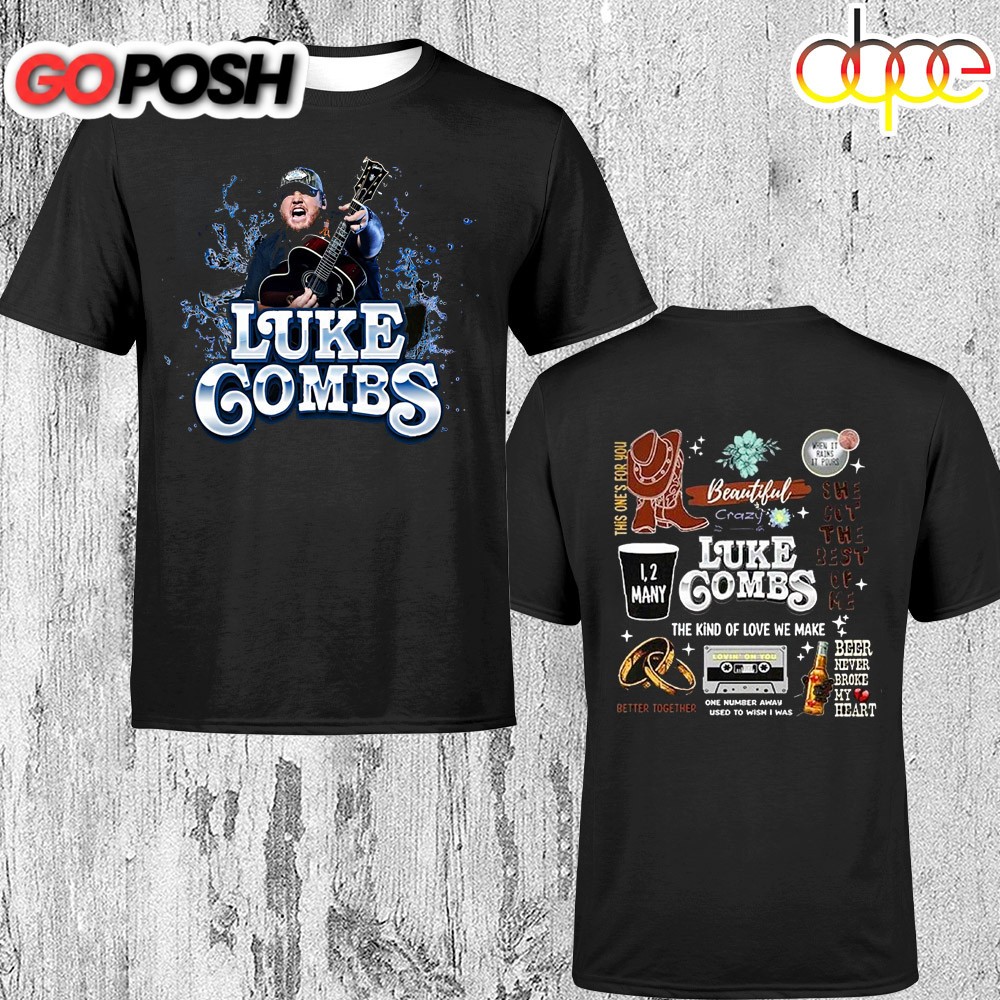 Luke Combs 2025 Tour Growing Up and Getting Old Unisex T-Shirt