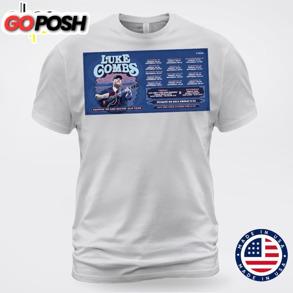 Luke Combs 2025 Tour Just Announced Tee T-shirt