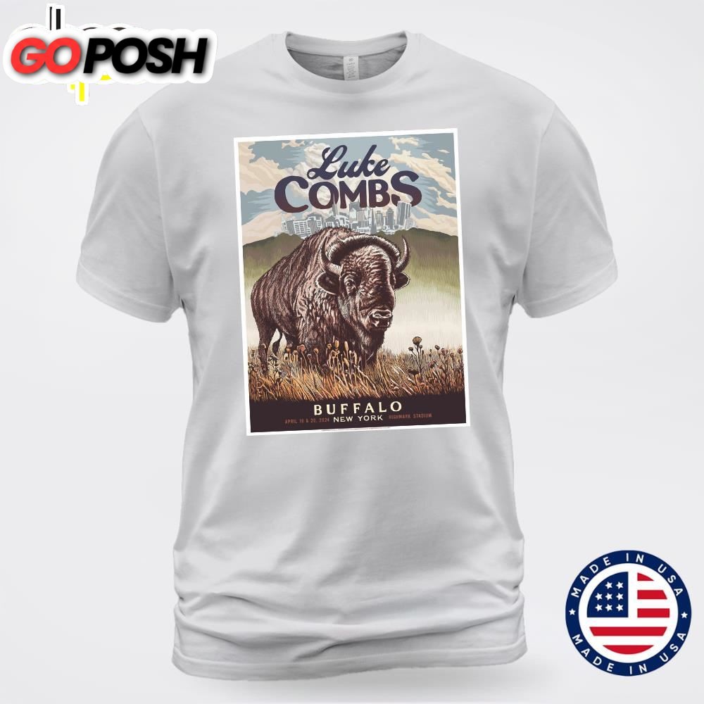 Luke Combs Highmark Stadium New York Apr 19-20 2025 T-shirt