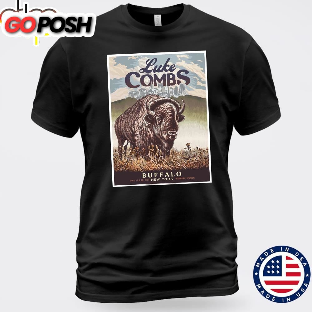 Luke Combs Highmark Stadium New York Apr 19-20 2025 Unisex T-shirt