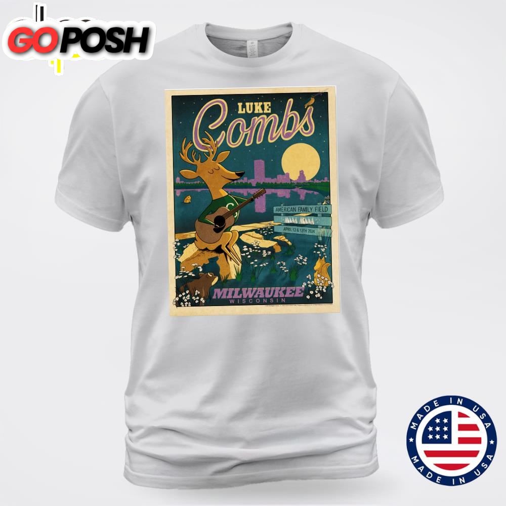 Luke Combs Milwaukee April 14, 2025 Tee Unisex T-shirt