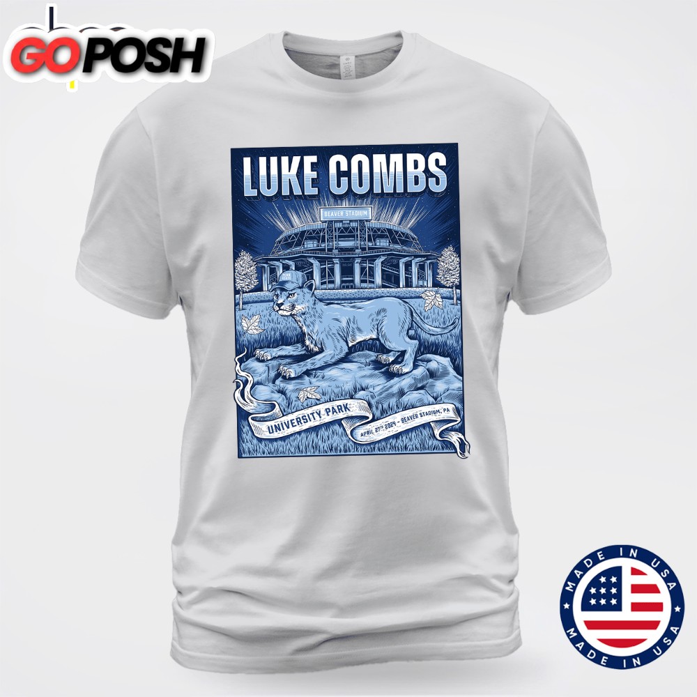 Luke Combs On April 27, 2025 At Beaver Stadium In University Park, PA Unisex T-shirt