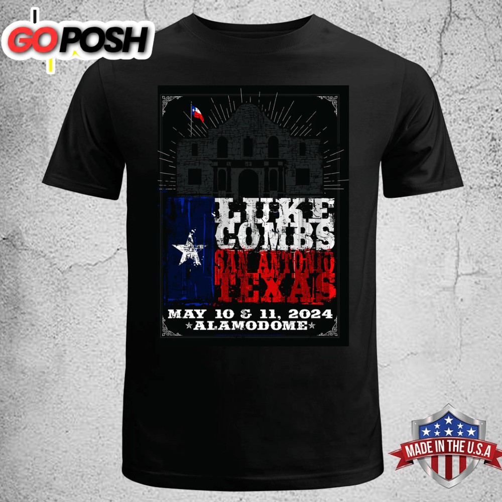 Luke Combs San Antonio TX May 11 2025 T-shirt Tee