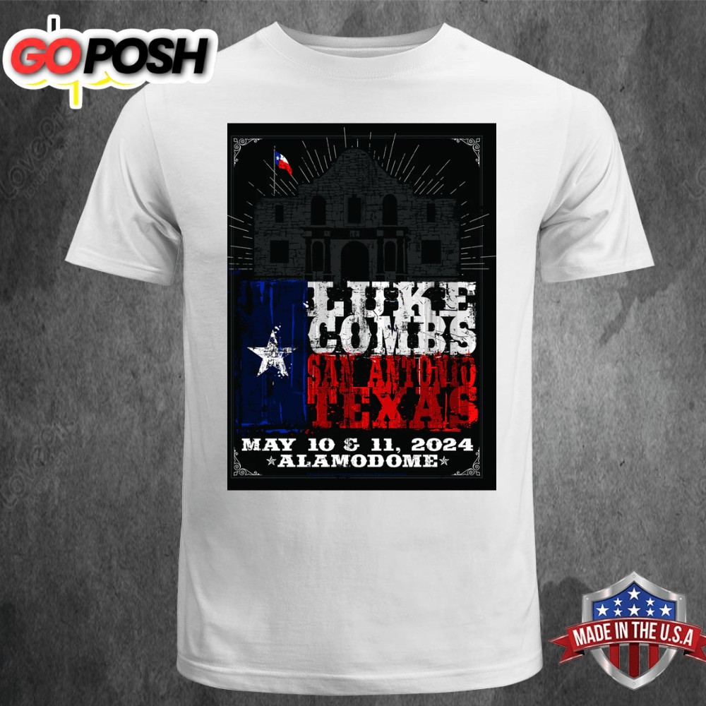 Luke Combs San Antonio TX May 11 2025 Unisex T-shirt