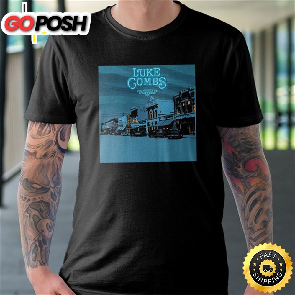 Luke Combs The Middle Of Somewhere Tour 2025-2025 Unisex T-shirt