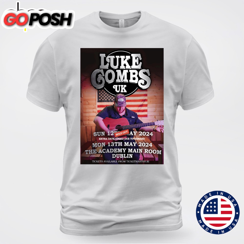 LUKE COMBS UK Getting Old 2025 World Tour Unisex T-shirt