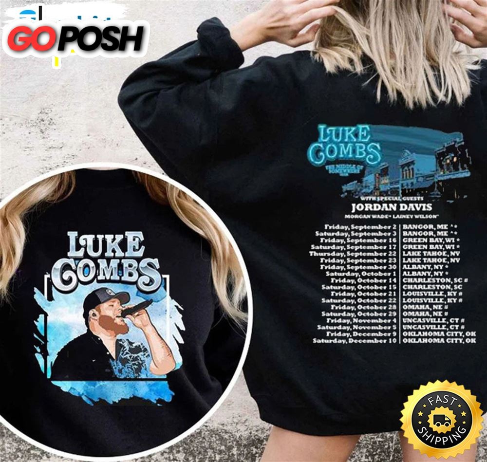 Luke Combs World Tour 2023 Shirt Dates