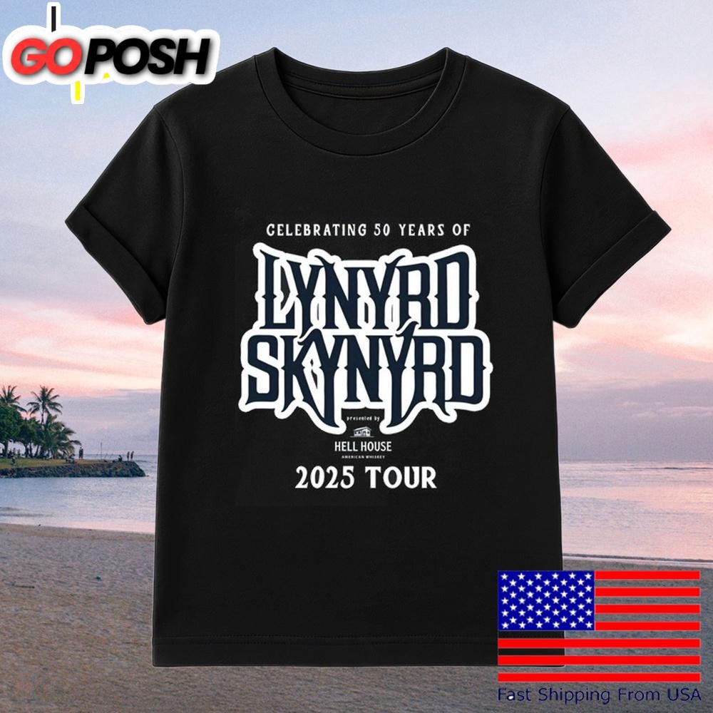 Lynyrd Skynyrd Hell House 2025 Tour T-Shirt