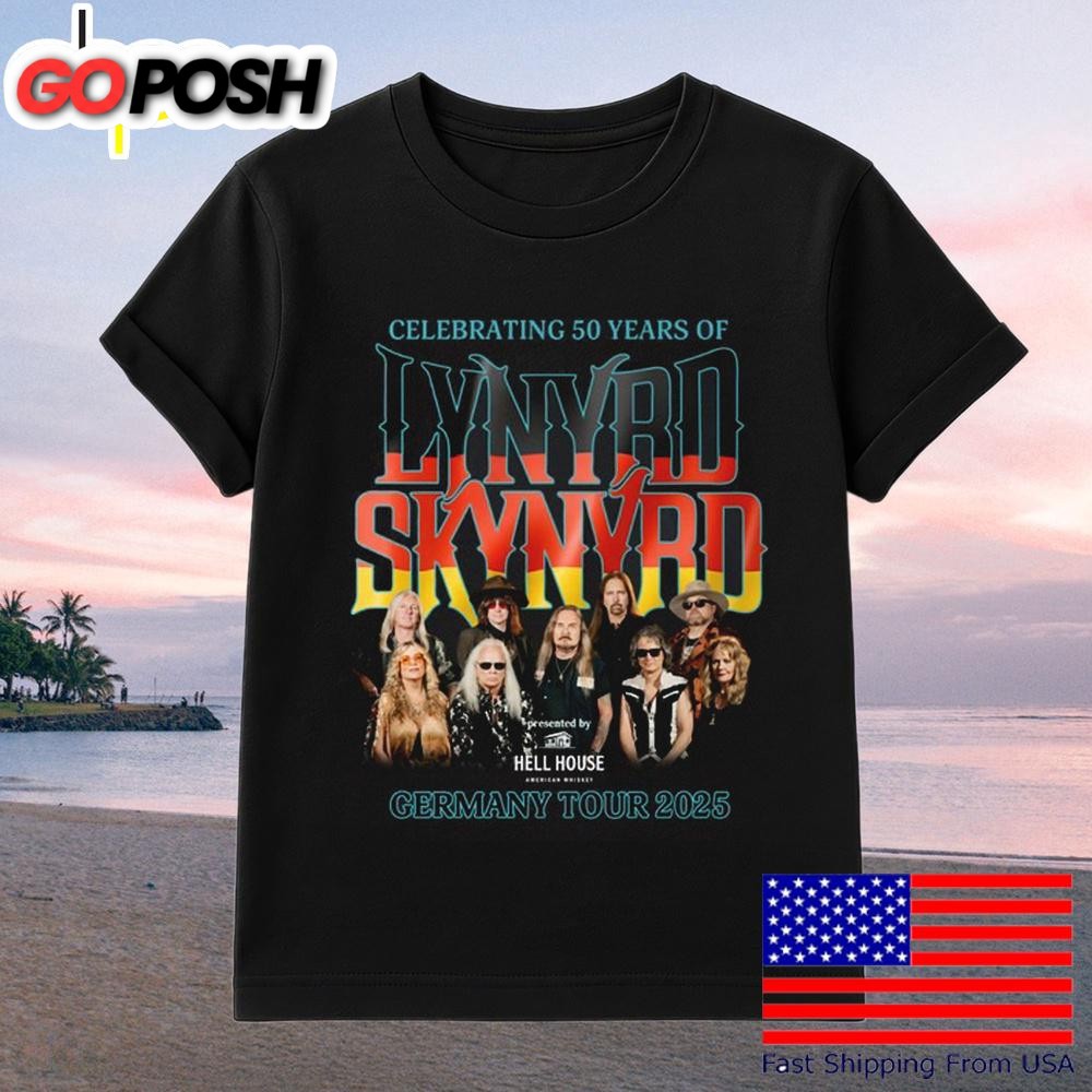 Lynyrd Skynyrd Hell House Germany Tour 2025 T-Shirt