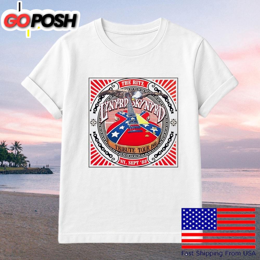 Lynyrd Skynyrd Whiskey Label Tour 1988 T-Shirt