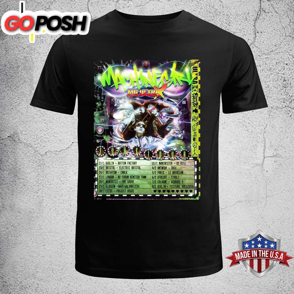 Machine Girl Europe And UK Tour 2026 Unisex T-Shirt