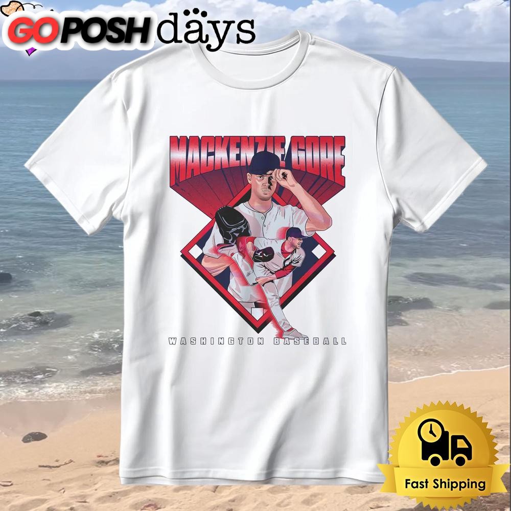Mackenzie Gore Washington Baseball Diamond T-Shirt