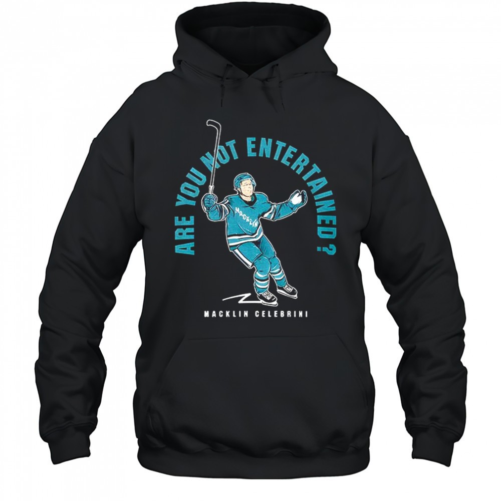 Macklin Celebrini Are You Not Entertained shirt