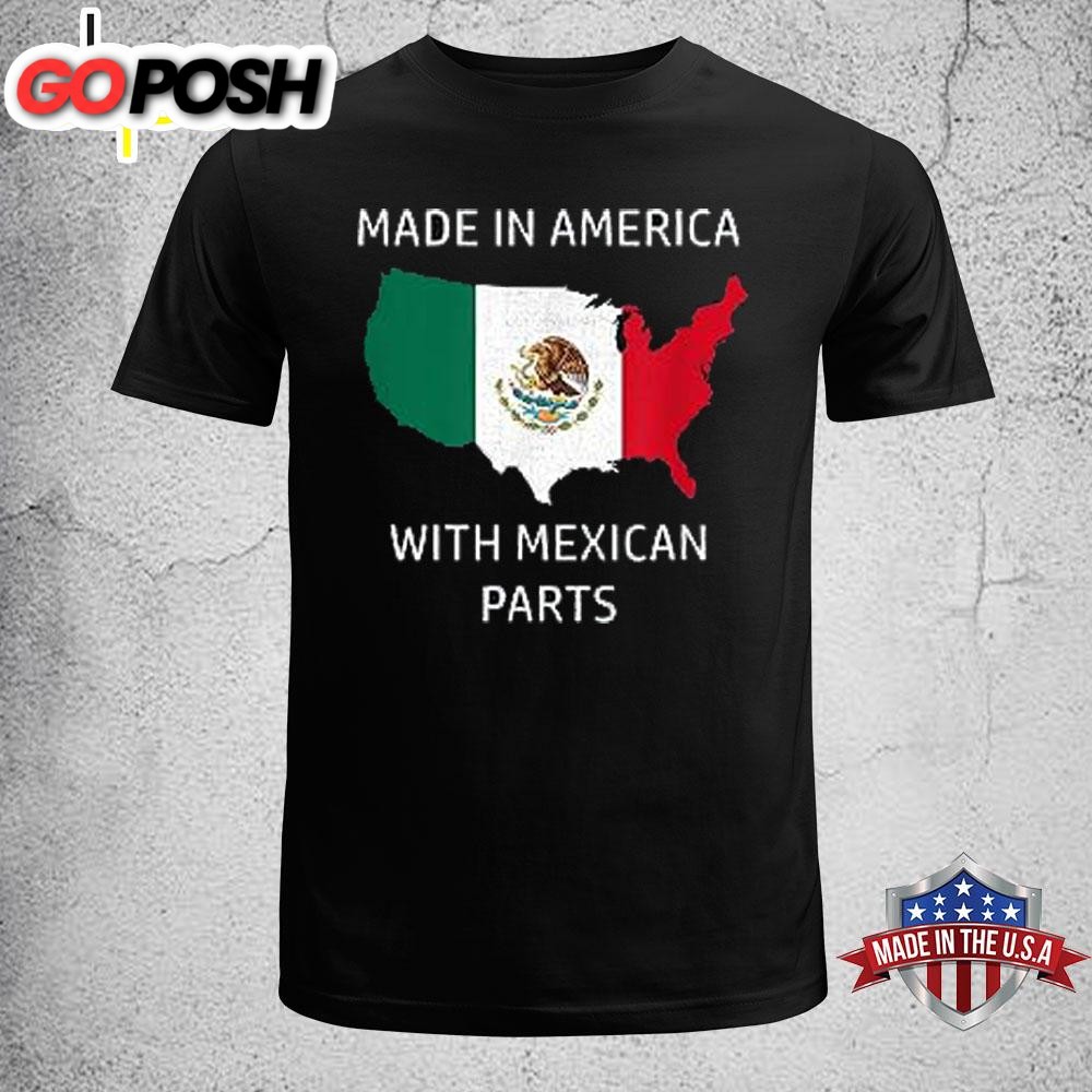 Made In America With Honduran Parts – Honduras And Usa T-Shirt