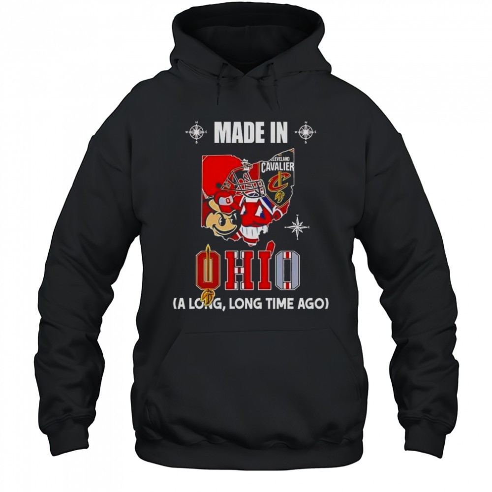 Made In Ohio A Long And Long Time Ago Logos In Map 2025 Shirt