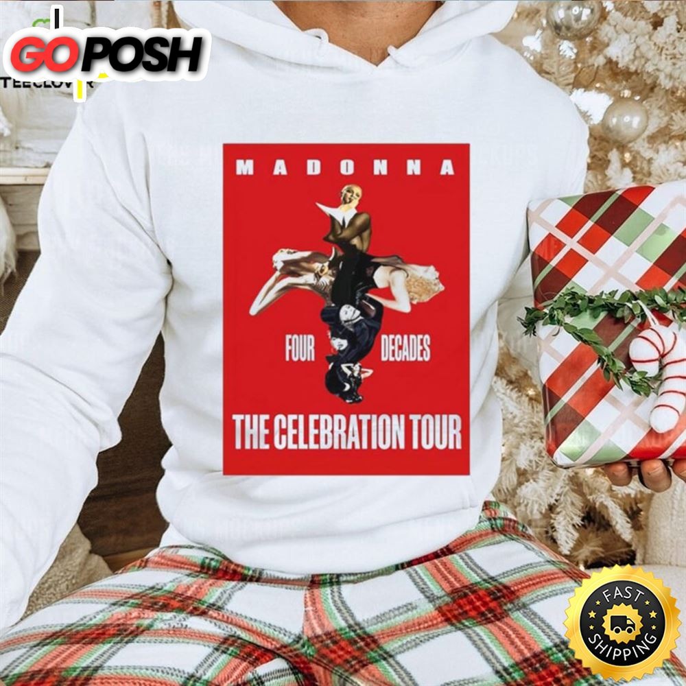 Madonna Poster 2025 Four Decades The Celebration World Tour Shirt