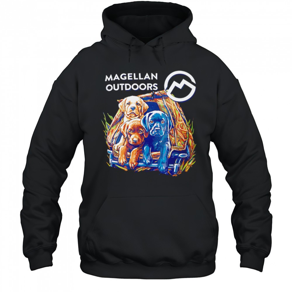 Magellan Outdoors Mens Puppy Blind Dogs shirt