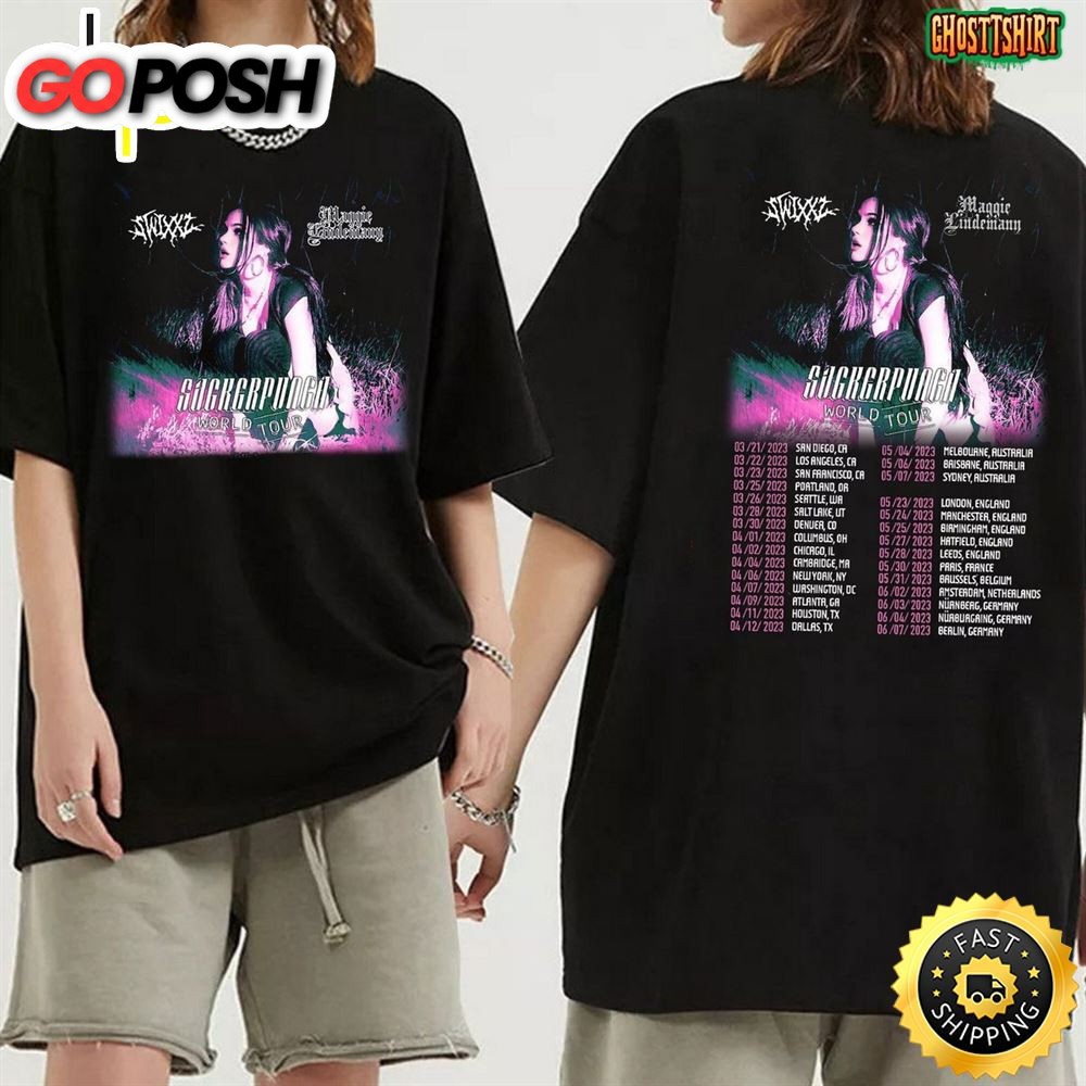 Maggie Lindemann Suckerpunch World Tour 2023 T-shirt