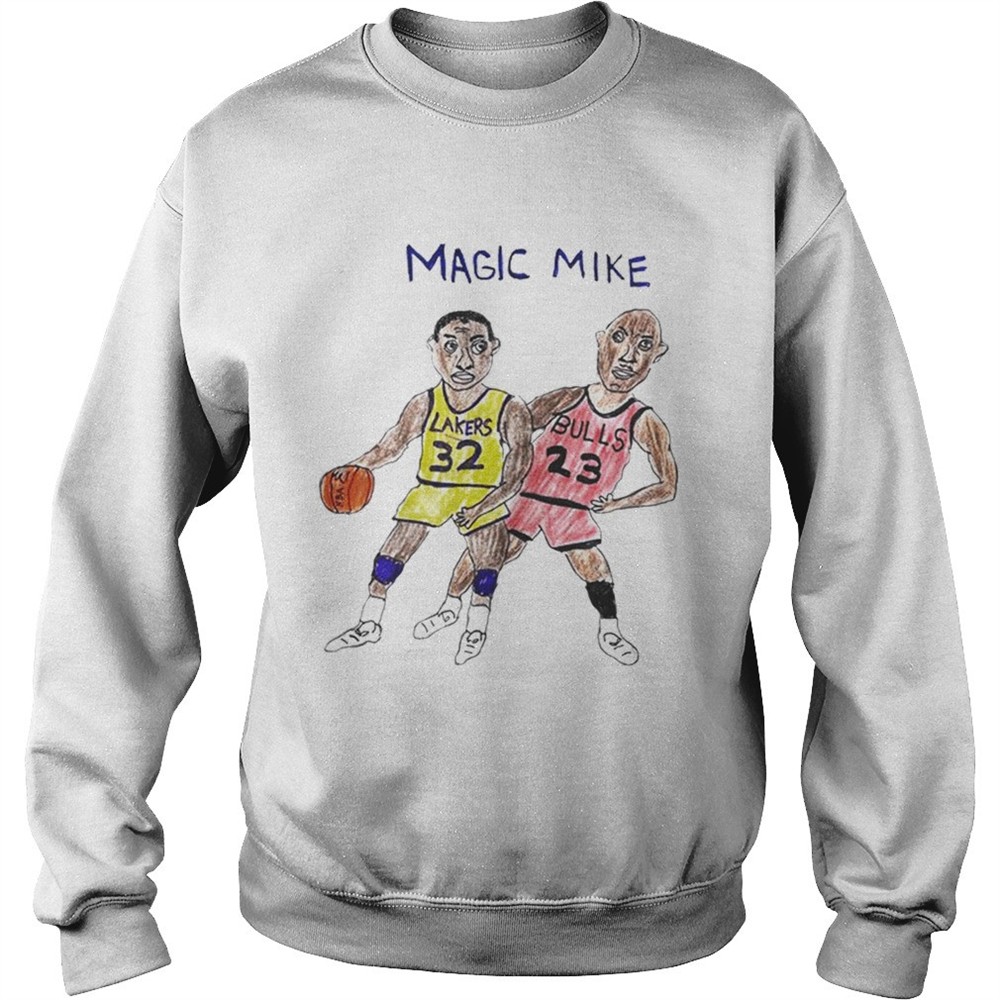 Magic Mike Lakers and Bulls shirt