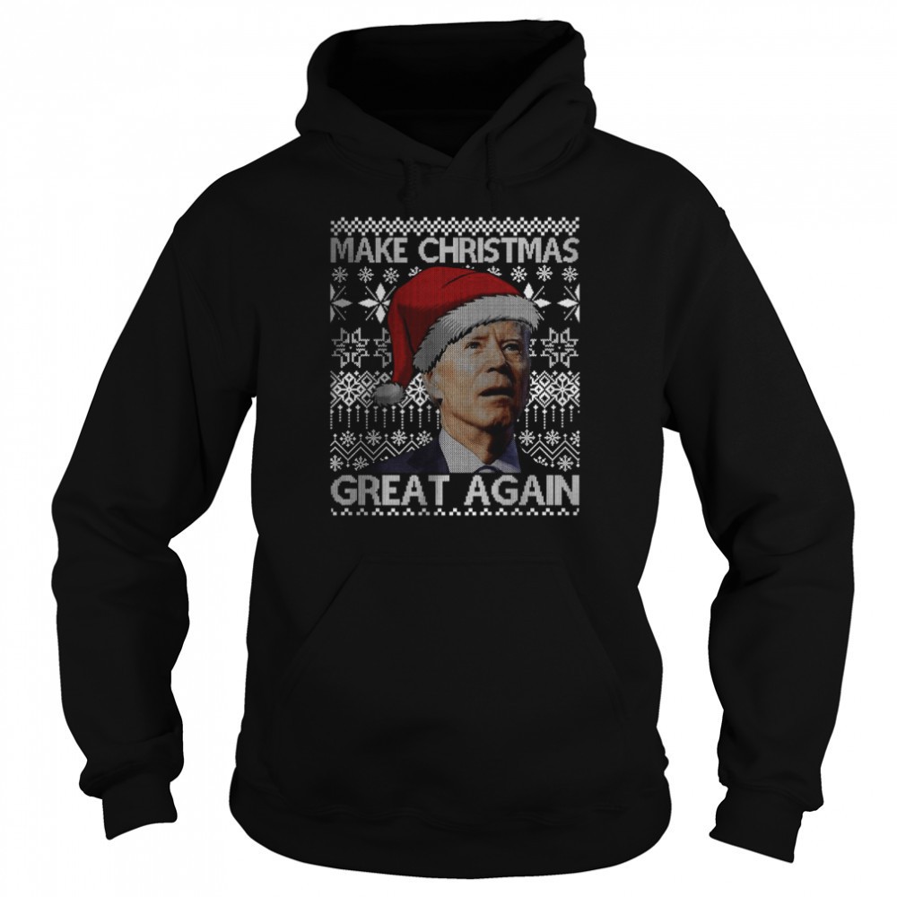 Make Christmas Great Again Anti Biden Ugly Christmas Sweater Shirt