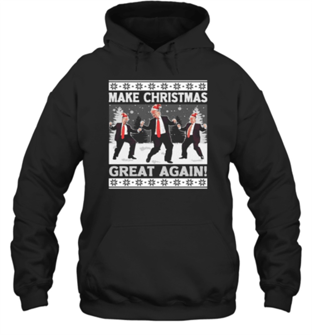 Make Christmas Great Again Trump Dancing 2025 T-Shirt