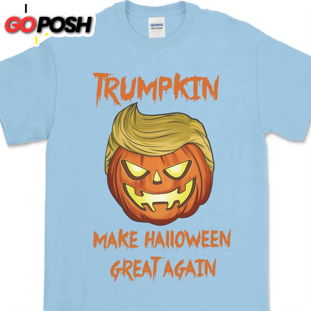 Make Halloween Great Again Halloween Trumpkin Shirt Republican Halloween Bright Shirt
