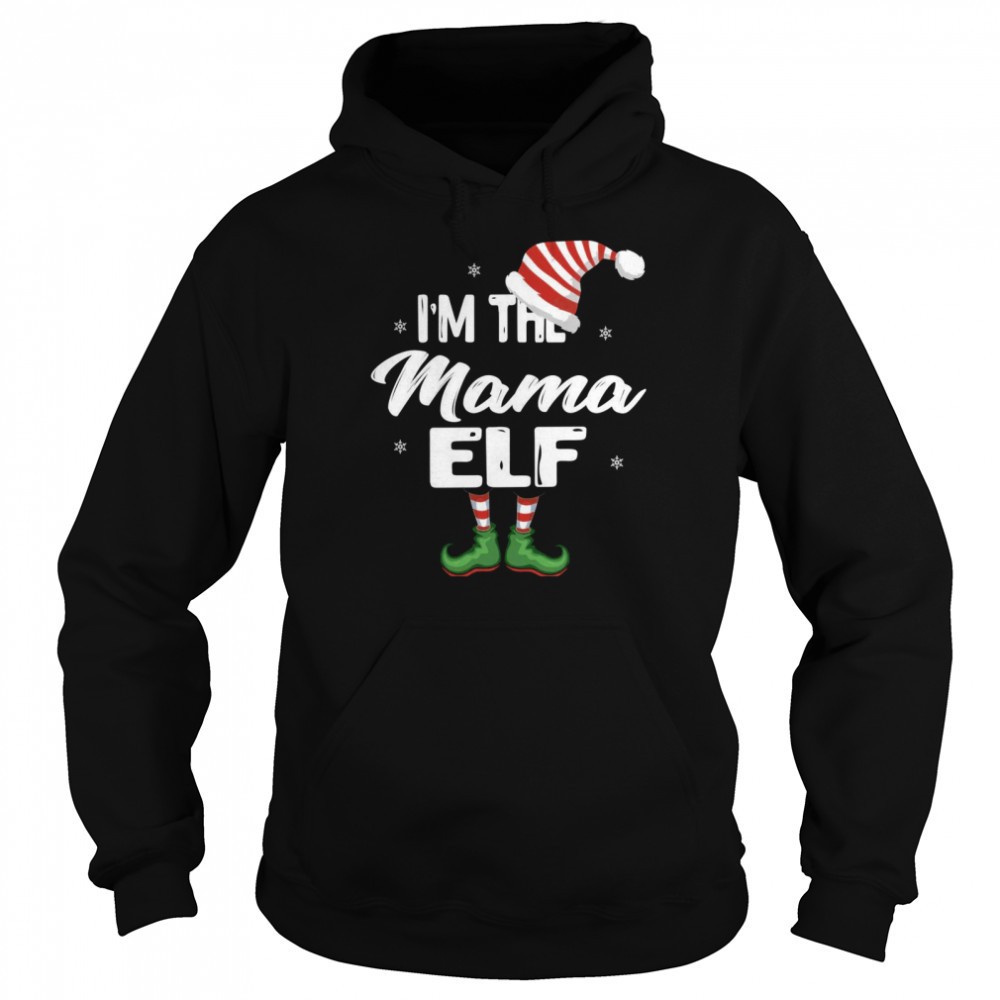 Mama Elf Shirt Matching Christmas Family Caring Xmas Langarmshirt Shirt