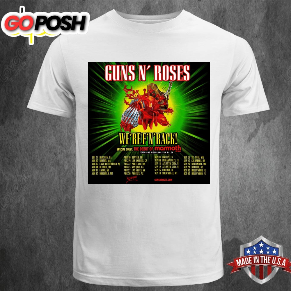 Mammoth WVH Chosen As Supporting Act For Guns N Roses Summer Tour Unisex Shirt