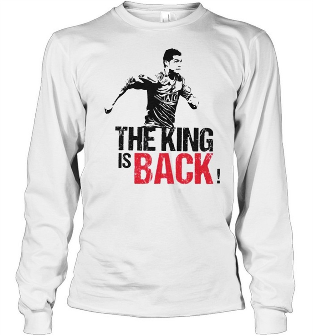 manchester-ronaldo-cr7-the-king-is-back-shirt-nd6rpoul Manchester Ronaldo CR7 the king is back shirt