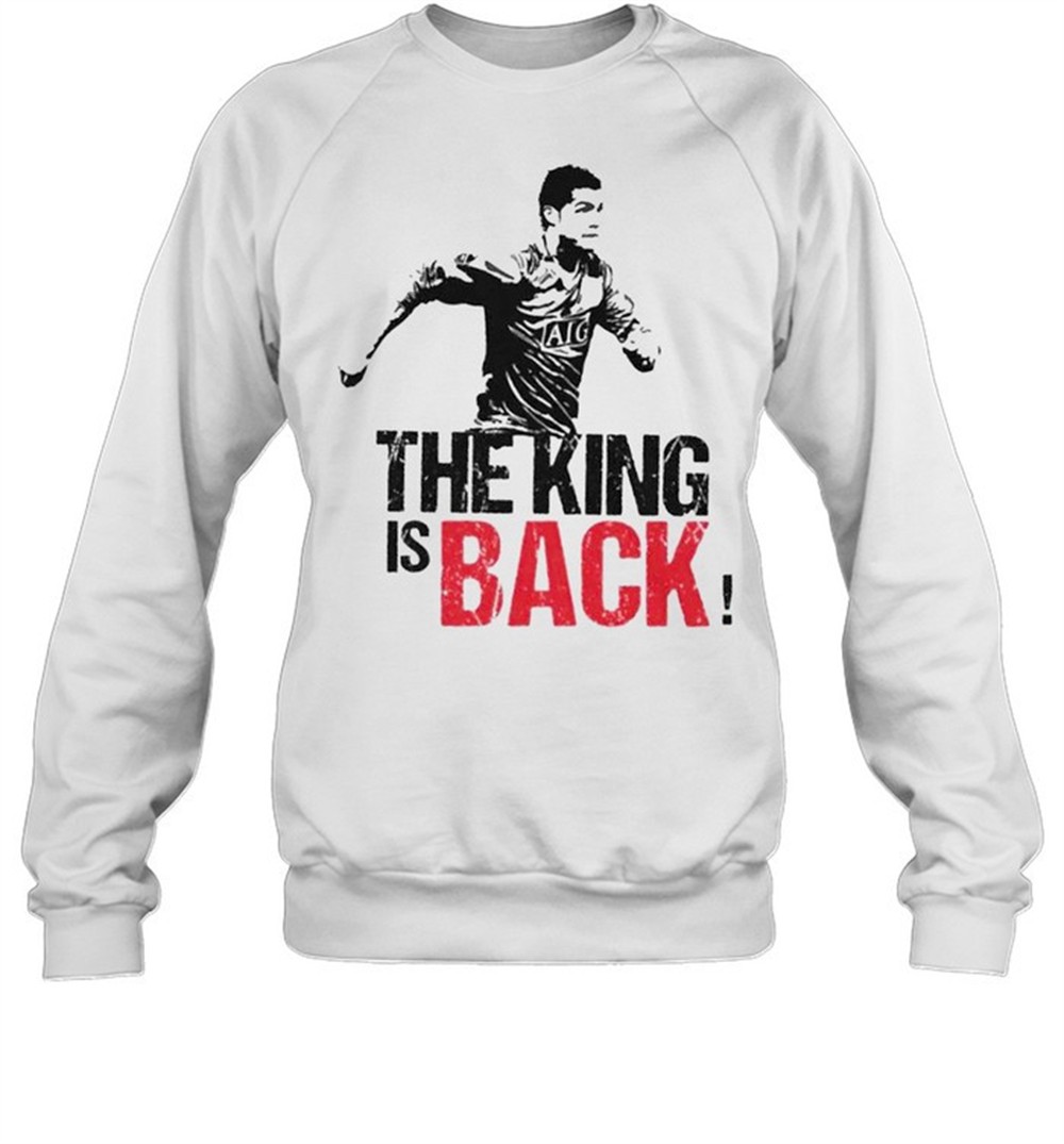 manchester-ronaldo-cr7-the-king-is-back-shirt-nd6rpoul Manchester Ronaldo CR7 the king is back shirt