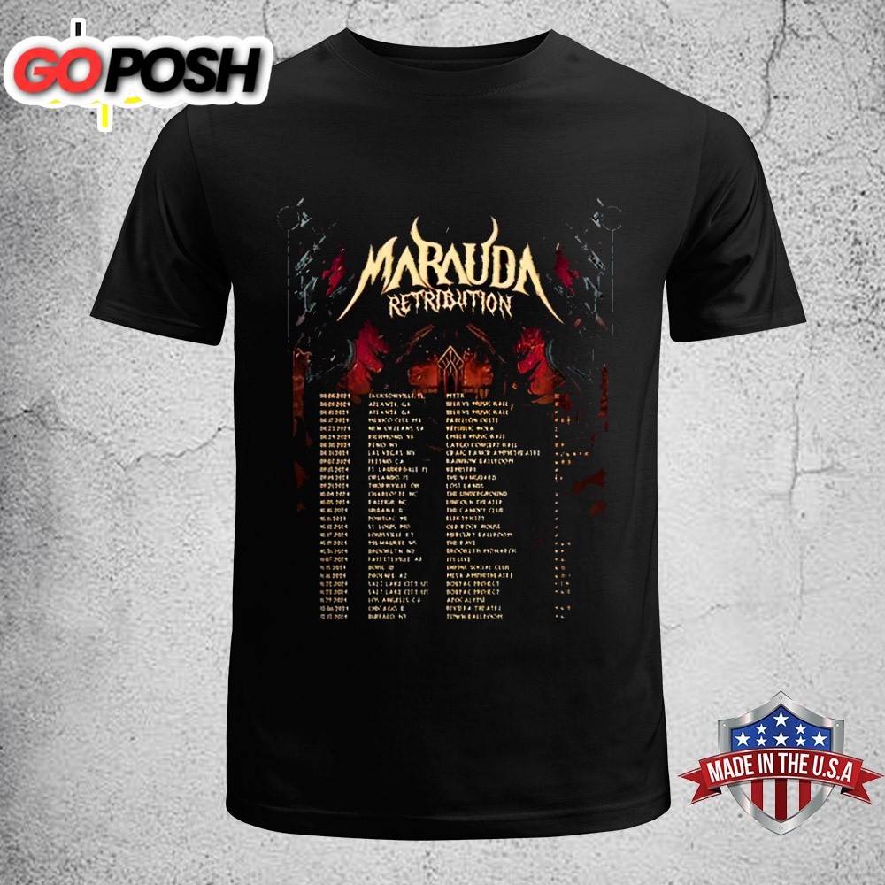 Marauda Poster Retribution Tour 2025 Music Unisex T-Shirt