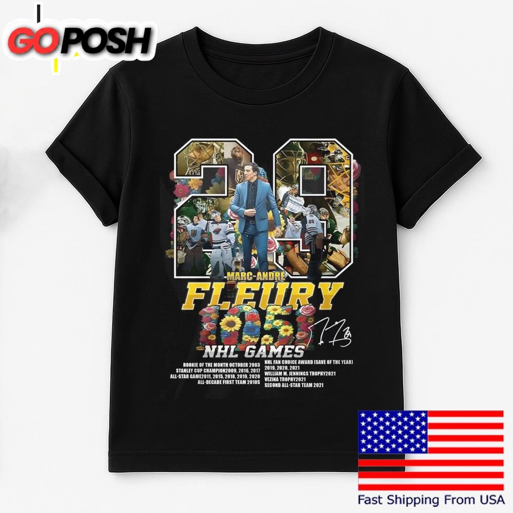 Marc Andre Fleury NHL Game T Shirt
