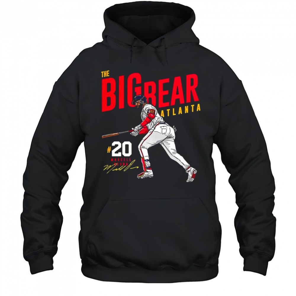 Marcell Ozuna Atlanta Braves baseball the Big Bear signature shirt