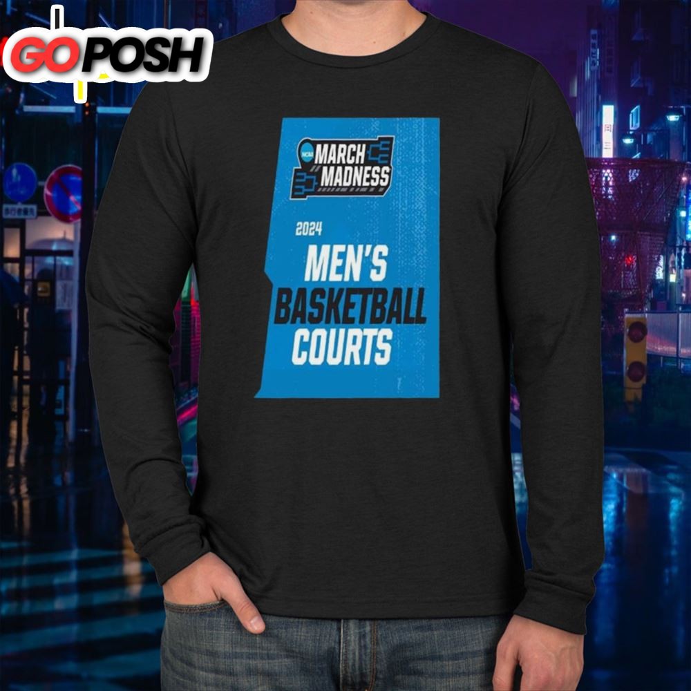 March Madness For The 2025 Mens Basketball Courts Ncaa Tournament T-Shirt