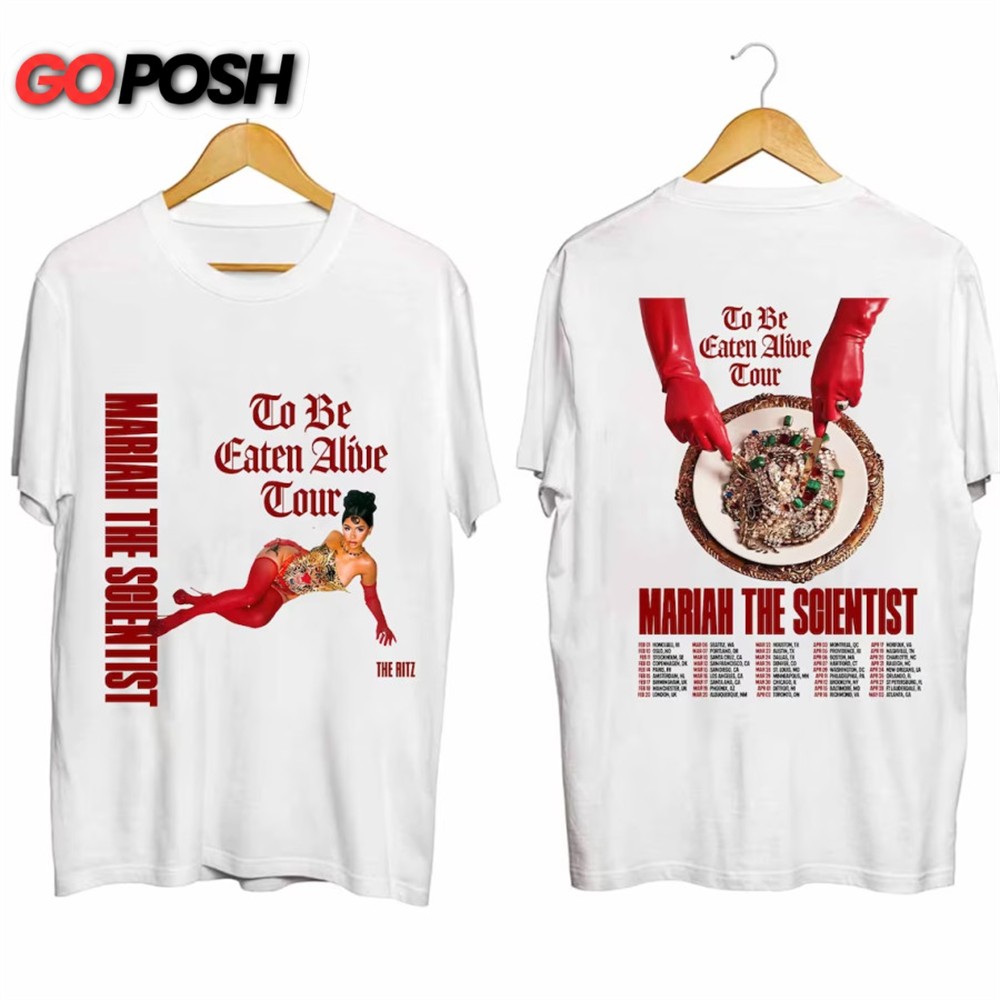 Mariah The Scientist To Be Eaten Alive Tour 2024 T-Shirt Gift Fans