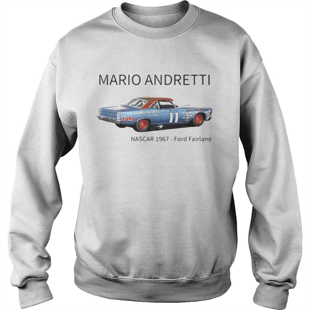 Mario andretti nascar 1967 ford fairlane shirt