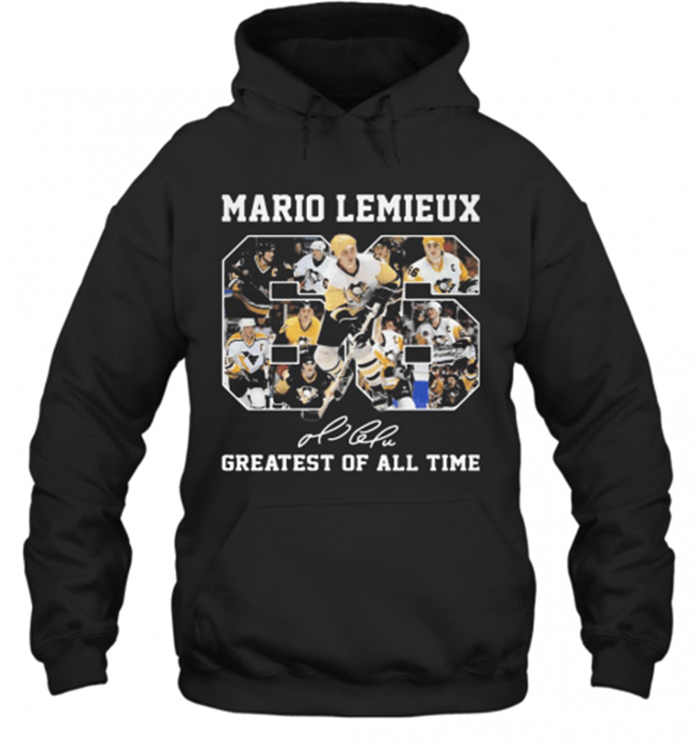 Mario Lemieux 66 Greatest Of All Time Signature T-Shirt