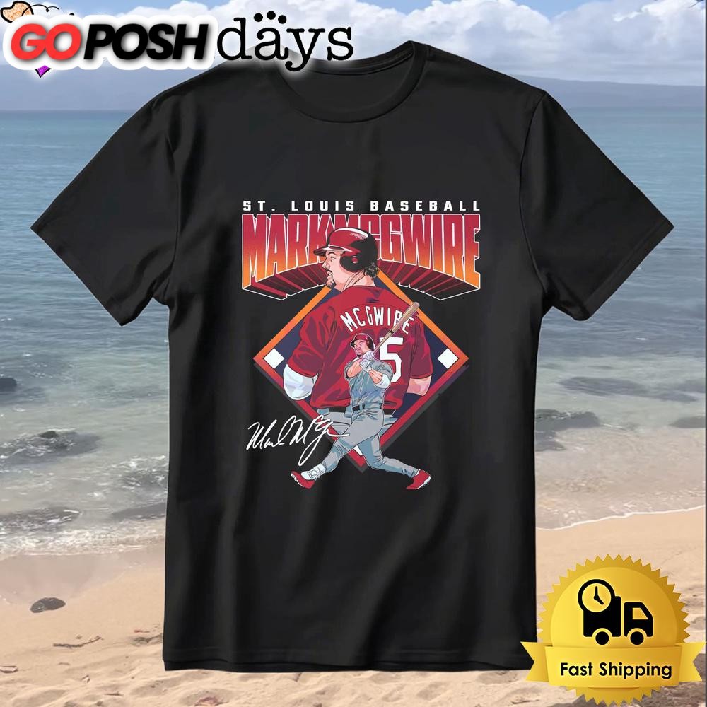 Mark Mcgwire St Louis Diamond Baseball Legend T-Shirt