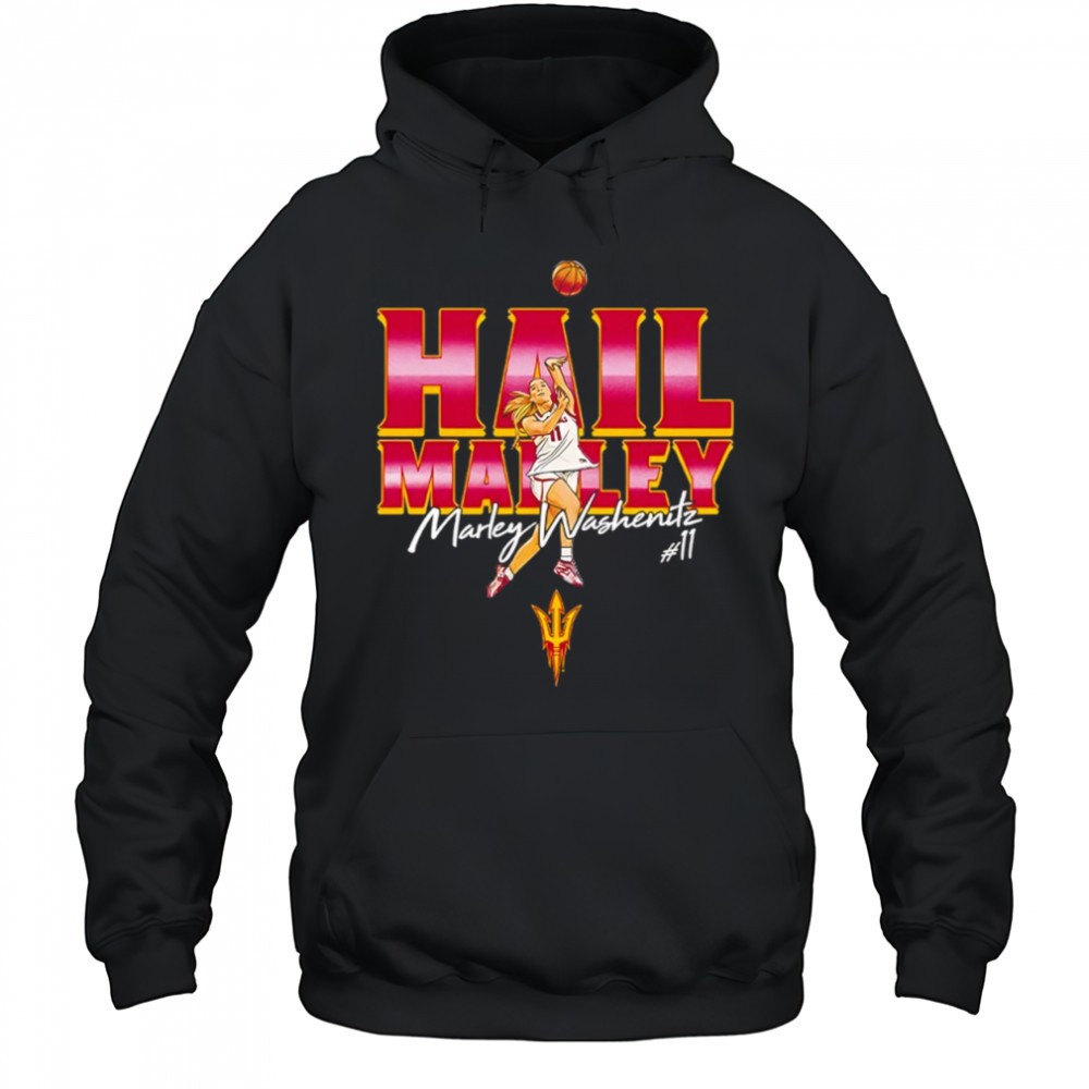 Marley Washenitz Hail Marley Arizona State NCAA Womens Basketball shirt