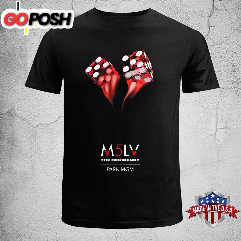 Maroon 5 M5LV The Residency Poster Unisex T-Shirt