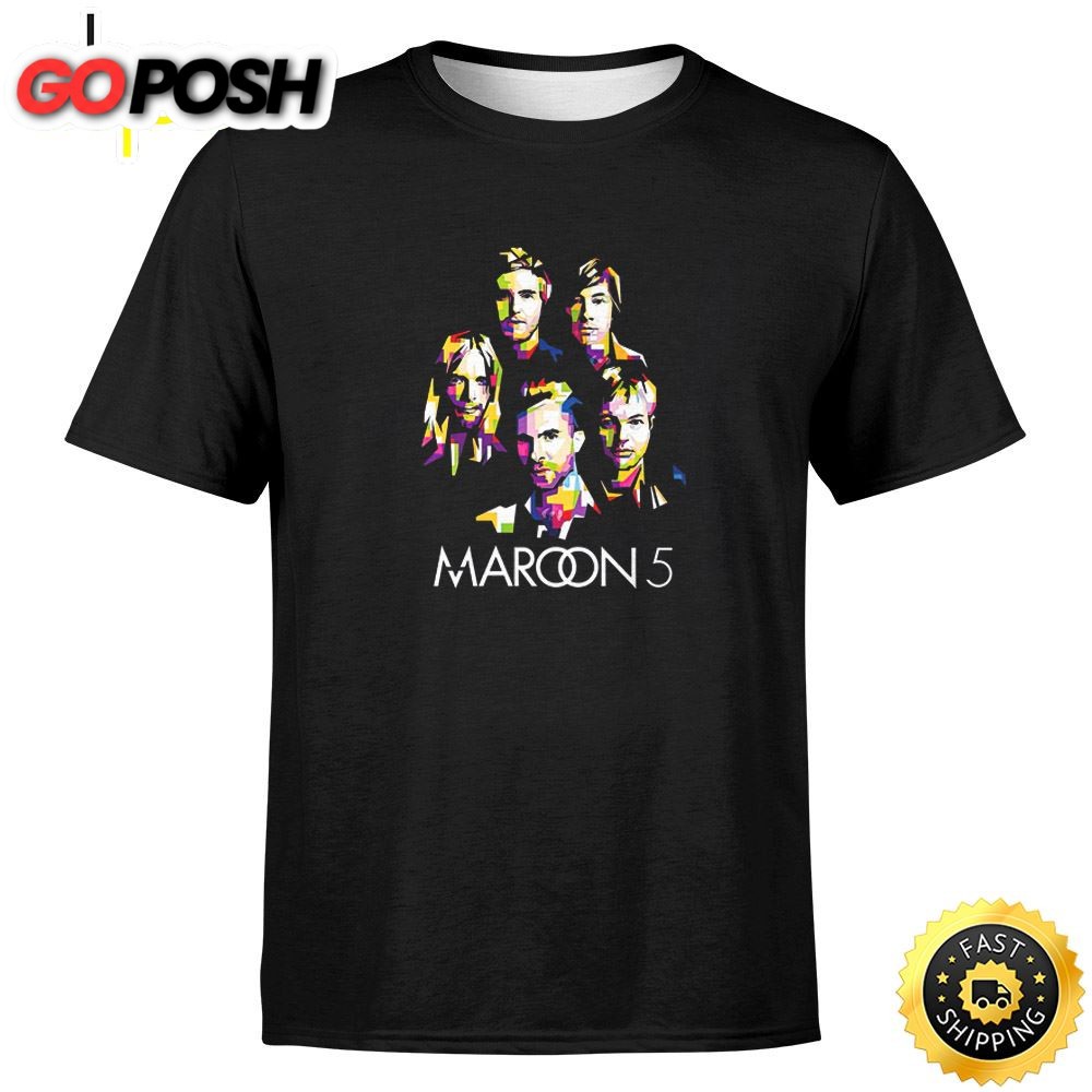 Maroon 5 World Tour 2025 Vintage Gift for Fan Unisex T-shirt